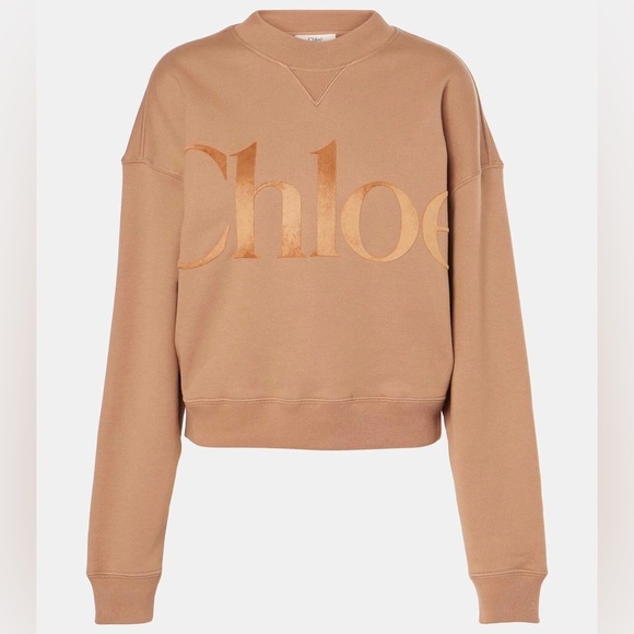 Chloe Tops - ✨ NEW CHLOE velvet logo sweatshirt